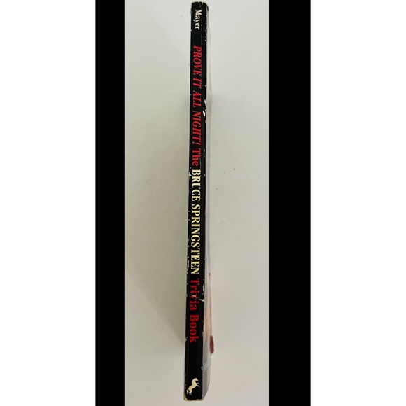 Prove It All Night Bruce Springsteen Trivia Book - Picture 8 of 13